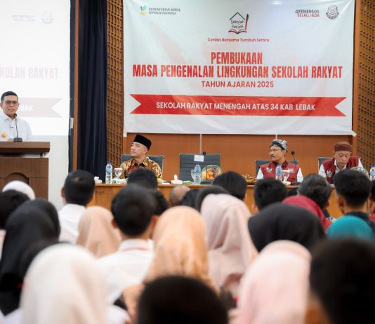 Hadiri Pembukaan MPLS Sekolah Rakyat, Gubernur Banten Andra Soni: Perjuangkan Keadilan Sosial Masyarakat