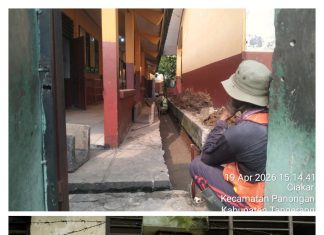 Diduga Gunakan Material Retak dan Tak Ber-SNI, Proyek U-Ditch di Kampung Ciakar Jadi Sorotan