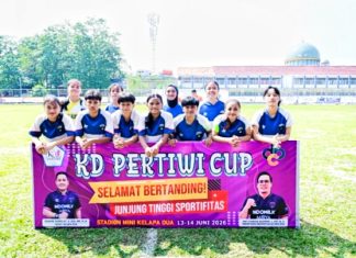 Gelar Tournamen Sepak Bola Putri KD PERTIWI Cup Kecamatan Kelapa Dua kabupaten Tangerang