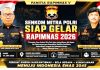 Senkom Mitra Polri Gelar RAPIMNAS 2026, Perkuat Sinergi Harkamtibmas, Bela Negara dan Kebencanaan Menuju Indonesia Emas