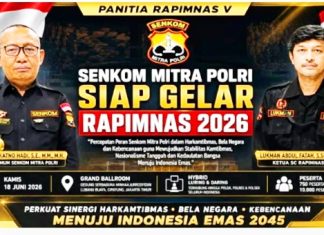 Senkom Mitra Polri Gelar RAPIMNAS 2026, Perkuat Sinergi Harkamtibmas, Bela Negara dan Kebencanaan Menuju Indonesia Emas