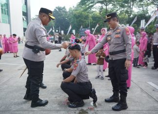 105 Personel Polresta Tangerang Naik Pangkat, Kapolresta Minta Tingkatkan Kualitas Pelayanan