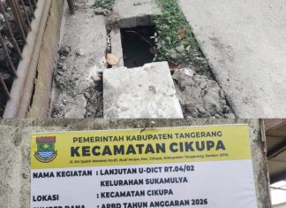 DIduga Asal Jadi! U-ditch Proyek APBD Rp99,5 Juta di Sukamulya Menyempit, Tak Rata, Tanpa Mortar dan Dewatering