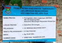 Hotmix RW 02 Kampung Sabi Diduga Setipis “Kulit Bawang”, Kontraktor Bungkam Soal Spesifikasi Pekerjaan