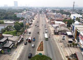 Dinas SDABMBK Tangsel Bangun Median dan Dua U-Turn di Jalan Rawa Buntu Sesuai Kajian Dishub