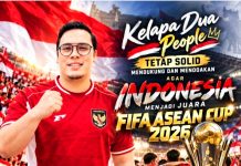 Nobar di Stadion Mini Kelapa Dua Saat Indonesia Juara FIFA ASEAN CUP 2026