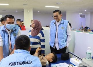 HUT Kabupaten Tangerang ke-394,Sambut Ratusan Anak Ikuti Khitanan Massal di RSUD Tigaraksa