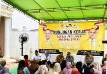 Silaturahmi dan Kunker Anggota DPR RI H.Andi Achmad Dara di Kelurahan Kadu Agung.