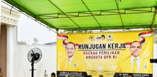 Silaturahmi dan Kunker Anggota DPR RI H.Andi Achmad Dara di Kelurahan Kadu Agung.