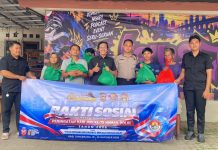 Hari Jadi ke-75, Sihumas Polresta Tangerang Gelar Bakti Sosial
