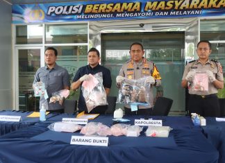 Polresta Tangerang Bongkar Tiga Lokasi Produksi Narkotika Sintetis